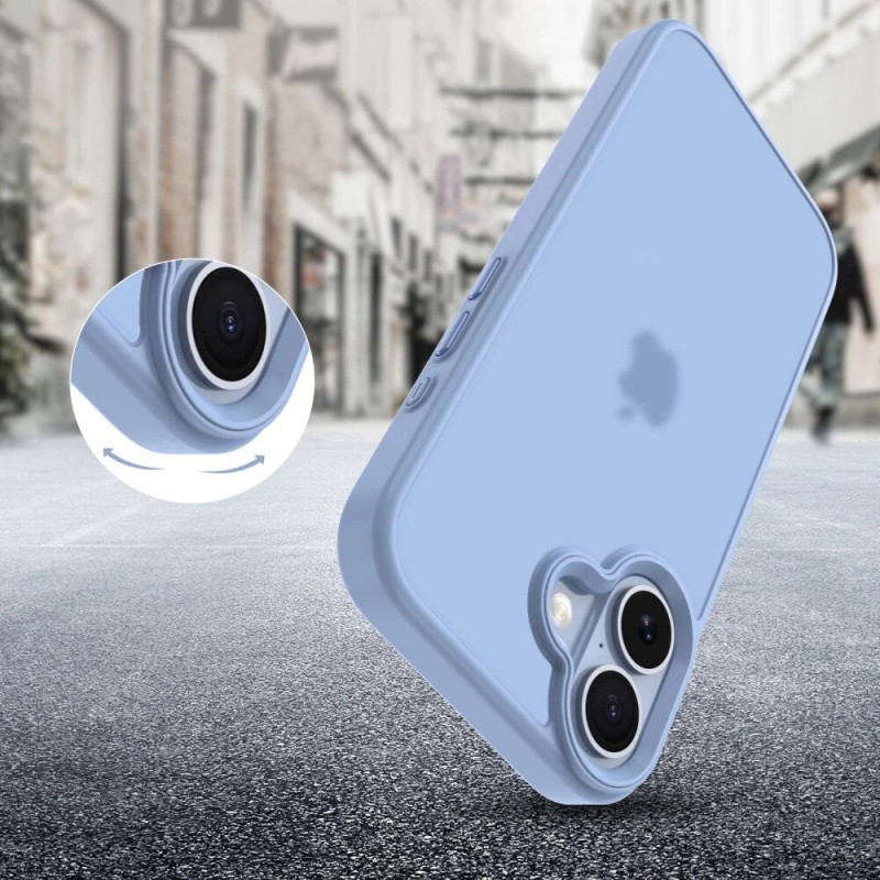 Tech-Protect MagMat THP4944 Hülle für Apple iPhone 17, Matt Nebelblau