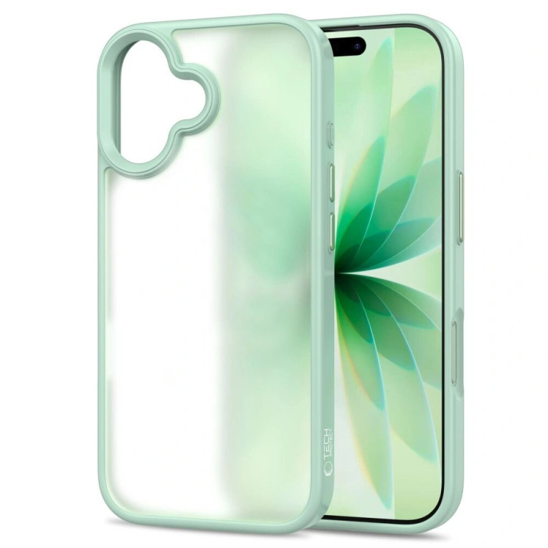 Tech-Protect MagMat Hülle für Apple iPhone 17, Matt Salbeigrün