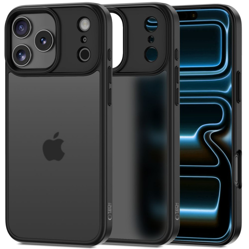 Tech-Protect MagMat THP4789 Hülle für Apple iPhone 17 Pro, Matt Schwarz