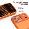 Tech-Protect MagMat Hülle für Apple iPhone 17 Pro, Matt Kosmos-Orange