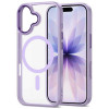 Tech-Protect MagMat MagSafe Hülle für Apple iPhone 17, Lavendel/transparent