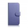 iCarer Wallet Case 2in1 Leder-Klapphülle für iPhone 14 Plus, Anti-RFID, hellila (WMI14220727-LP)