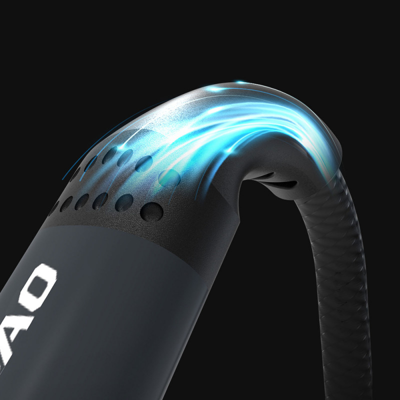 Dudao L3CC USB-C-auf-USB-C-Kabel, 60 W, 1,2 m, geflochten, schwarz