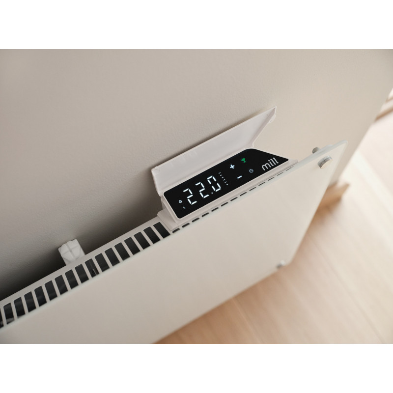 Mill Glass Smart WiFi Paneelheizkörper Gen. 4 GL1300WIFI4, 1300 W, weiß
