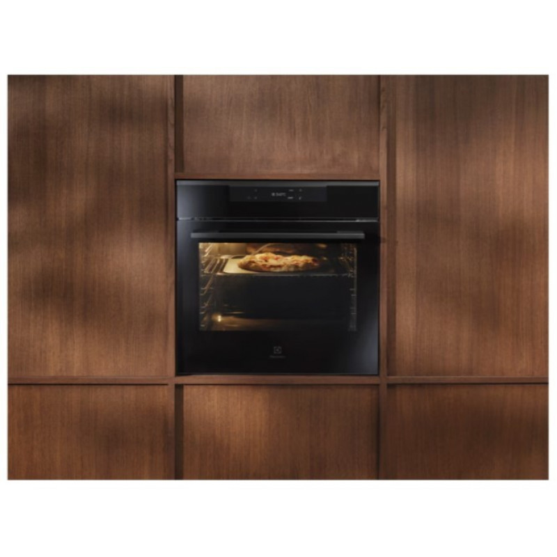 Electrolux LOX8P87WZ Einbau-Elektrobackofen, 72 L, 3490 W, schwarz
