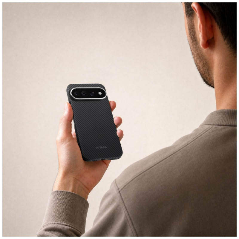 PITAKA Edge Case Hülle für Google Pixel 11 Pro XL, schwarz-grau