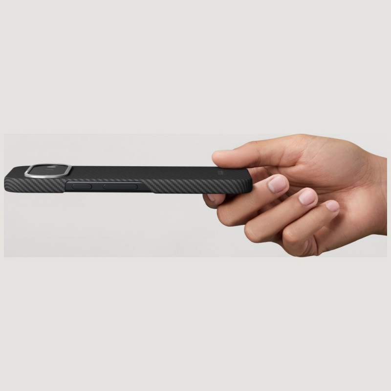 PITAKA Edge Case Hülle für Google Pixel 11, schwarz-grau