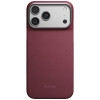 PITAKA Edge Case Argyle MagSafe Hülle für Apple iPhone 18 Pro Max / 17 Pro Max, burgunderrot