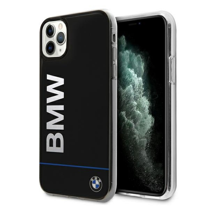 BMW BMHCN58PCUBBK Apple iPhone 11 Pro Hardcase Signature Printed Logo, Schwarz