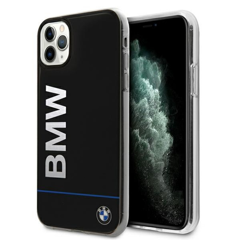 BMW BMHCN65PCUBBK Apple iPhone 11 Pro Max Hardcase Signature Printed Logo, Schwarz
