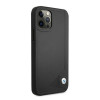 BMW BMHCP12LRCDPK Apple iPhone 12 Pro Max Hardcase Leather Deboss, Schwarz