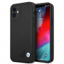 BMW BMHCP12SRCDPK Apple iPhone 12 mini Hardcase Leather Deboss, Schwarz