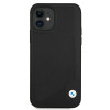 BMW BMHCP12SRCDPK Apple iPhone 12 mini Hardcase Leather Deboss, Schwarz