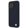BMW BMHCP13XSILNA Apple iPhone 13 Pro Max Hardcase Hülle Silicone Signature, Marineblau