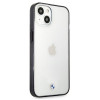 BMW BMHCP13SPCUMRBK Apple iPhone 13 mini Hardcase Hülle Signature Collection, Transparent