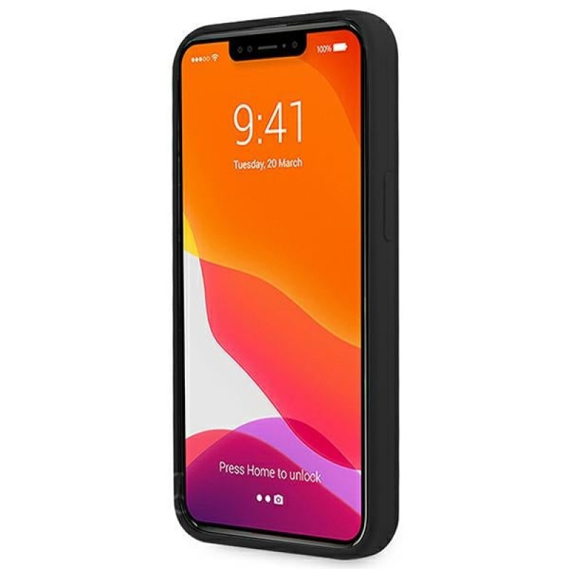 BMW BMHCP13SSILBK Apple iPhone 13 mini Hardcase Silicone Signature, Schwarz