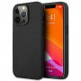 Mercedes-AMG AMHCP14XDOLBK Apple iPhone 14 Pro Max Hardcase, Leather Hot Stamped, schwarz