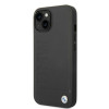 BMW BMHMP14SSLLBK Apple iPhone 14 Hardcase, Signature Logo Imprint MagSafe, schwarz