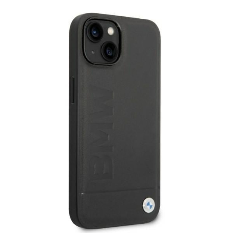 BMW BMHMP14MSLLBK Apple iPhone 14 Plus / 15 Plus Hardcase, Signature Logo Imprint MagSafe, schwarz
