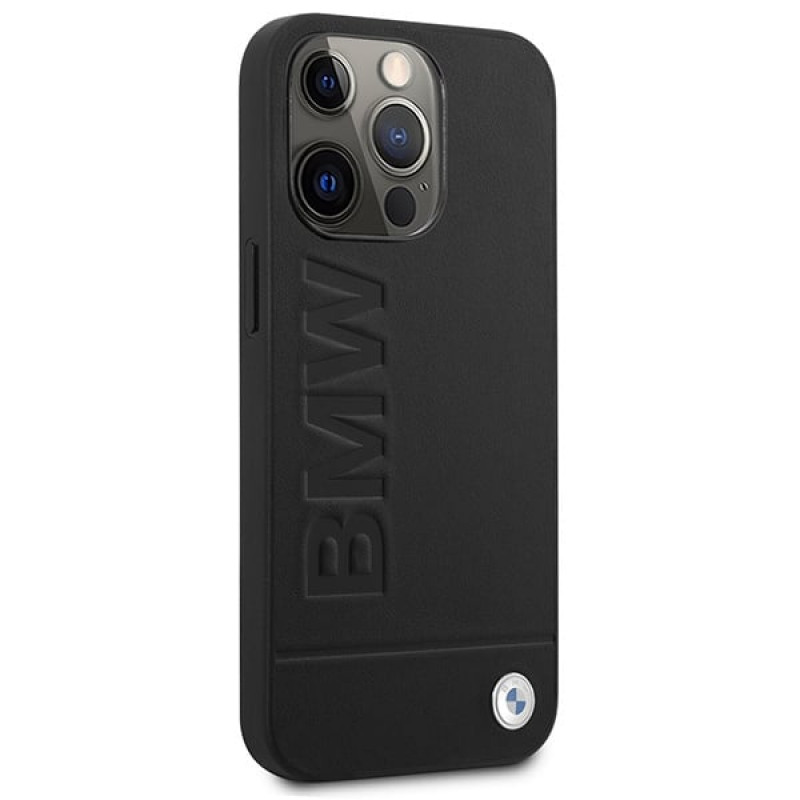 BMW BMHMP14LSLLBK Apple iPhone 14 Pro Hardcase, Signature Logo Imprint MagSafe, schwarz