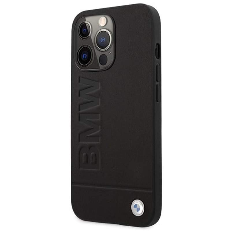 BMW BMHMP14XSLLBK Apple iPhone 14 Pro Max Hardcase, Signature Logo Imprint MagSafe, schwarz