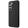 Mercedes-AMG AMHCS23SBLSCA Carbon Stripe & Embossed Hardcase für Samsung Galaxy S23 (S911), schwarz