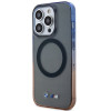 BMW BMHMP14XHTGE Gradient Bumper Hardcase für Apple iPhone 14 Pro Max, grau, MagSafe
