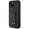 BMW Grip Stand Hot Stamp Hülle für Apple iPhone 14 / 15 / 13, schwarz