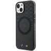 BMW BMHMP14SHGPK Pattern MagSafe Hardcase für Apple iPhone 14, grau
