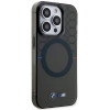 BMW BMHMP14LHGPK Pattern MagSafe Hardcase für Apple iPhone 14 Pro, grau