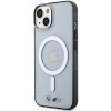 BMW BMHMP14MHCRS Silver Ring MagSafe Hardcase für Apple iPhone 14 Plus / 15 Plus, transparent