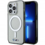 BMW BMHMP14LHCRS Silver Ring MagSafe Hardcase für Apple iPhone 14 Pro, transparent