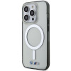 BMW BMHMP14XHCRS Silver Ring MagSafe Hardcase für Apple iPhone 14 Pro Max, transparent