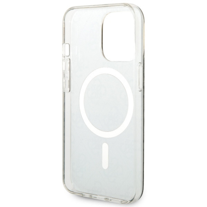 Guess GUHMP13LH4STW 4G MagSafe Hardcase für Apple iPhone 13 Pro, braun