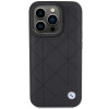 BMW BMHCP15X22RQDK Leder-Stepphülle für Apple iPhone 15 Pro Max, schwarz