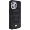 BMW BMHCP15X22RPSK Hardcase mit Leather Seats Pattern für Apple iPhone 15 Pro Max, schwarz