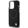 BMW BMHMP15LSILBK2 Signature Liquid Silicone MagSafe Hülle für Apple iPhone 15 Pro, schwarz