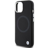 BMW BMHMP15MSILBK2 Signature Liquid Silicone MagSafe Hülle für Apple iPhone 15 Plus / 14 Plus, schwarz