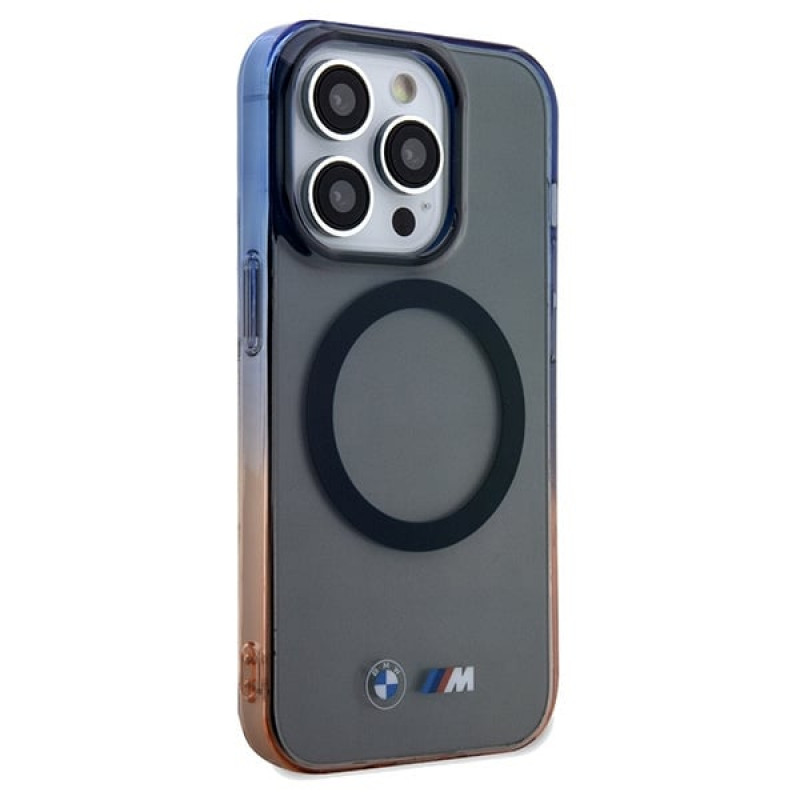 BMW BMHMP15XHTGE Gradient Bumper MagSafe Hardcase für Apple iPhone 15 Pro Max, grau