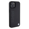 BMW BMHMP15SSLLBK Signature Logo Imprint MagSafe Hardcase für Apple iPhone 15, schwarz