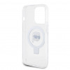 Karl Lagerfeld KLHMP15LHMRSKHH Ring Stand Karl Head MagSafe Hardcase für Apple iPhone 15 Pro