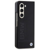BMW BMHCZFD5SLLBK Signature Logo Imprint Hardcase für Samsung Galaxy Z Fold5, Schwarz