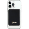 Guess GUPBM3ALGSGK Powerbank 3000 mAh, 5 W, MagSafe Metal Script Logo, Schwarz