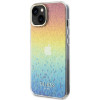 Guess GUHCP15SHDECMI IML Faceted Mirror Disco Iridescent Hardcase für Apple iPhone 15, Mehrfarbig
