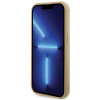 Guess GUHCP15LPMSDGSD Disco Metal Script Hardcase für Apple iPhone 15 Pro, Gold