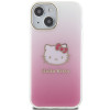 Hello Kitty HKHCP15SHDGKEP IML Gradient Electrop Kitty Head Hardcase für Apple iPhone 15 6,1", Pink