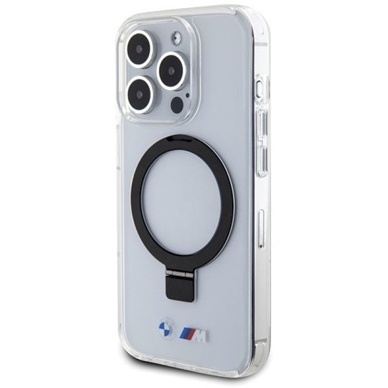BMW BMHMP15LURST Apple iPhone 15 Pro Hardcase Ring Stand M Collection MagSafe, transparent