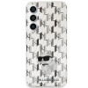 Karl Lagerfeld KLHCS23FEHNCMKLT Samsung Galaxy S23 FE (S711) Hardcase Hülle Monogram Choupette, transparent