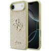 Guess Fixed Glitter Big 4G Hard Case für Apple iPhone Air, gold