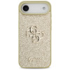 Guess Fixed Glitter Big 4G Hard Case für Apple iPhone Air, gold